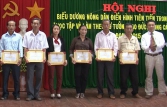 Nông dân Hoài Nhơn thi đua làm theo Bác