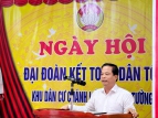 Rộn ràng Ngày hội Đại đoàn kết toàn dân tộc tại khu dân cư Chánh Liêm, xã Cát Tường, huyện Phù Cát