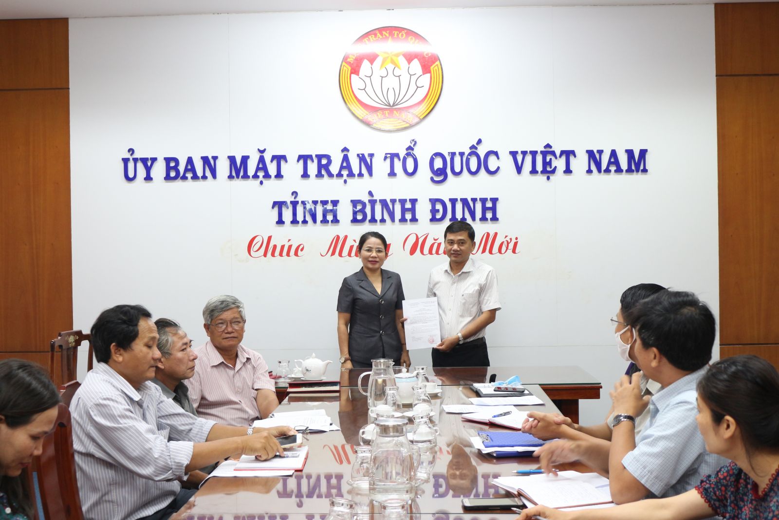 Bình Định: tổ chức lễ công bố công nhận chức danh Phó Chủ tịch Ủy ban MTTQ Việt Nam tỉnh Bình Định khóa XI, nhiệm kỳ 2019 - 2024