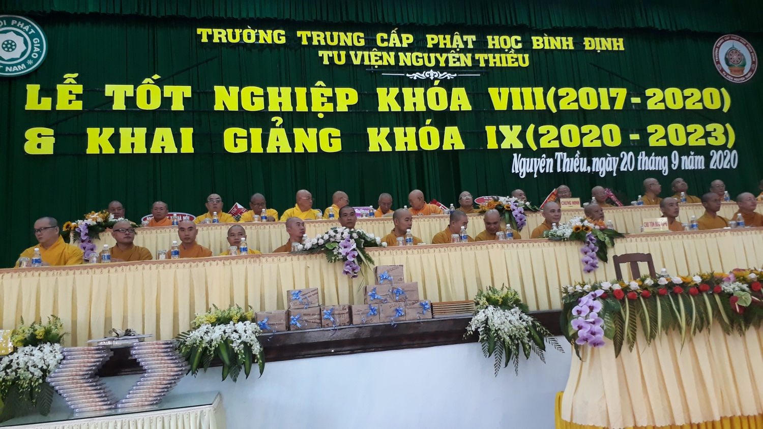 Lễ khai giảng trường Trung cấp Phật học Bình Định