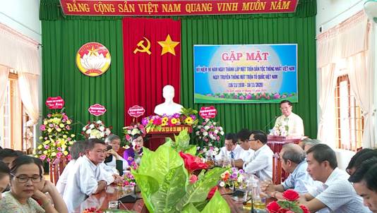 An Lão: Gặp mặt 90 năm Ngày thành lập Mặt trận dân tộc thống Nhất Việt Nam.