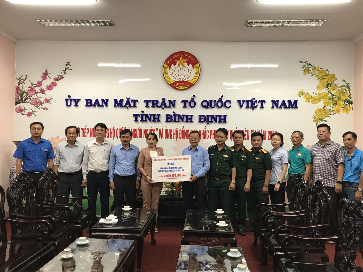 Bình Định: tiếp nhận và phân bổ các nguồn hỗ trợ đồng bào miền Trung khắc phục hậu quả thiên tai