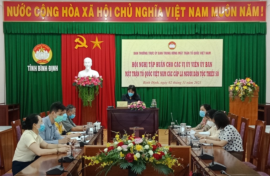 Quang cảnh Hội nghị tại điểm cầu Bình Định